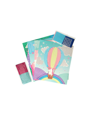 Mozaiek Glitter Knutselset Eenhoorn