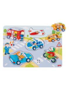 Goki Houten Noppenpuzzel...