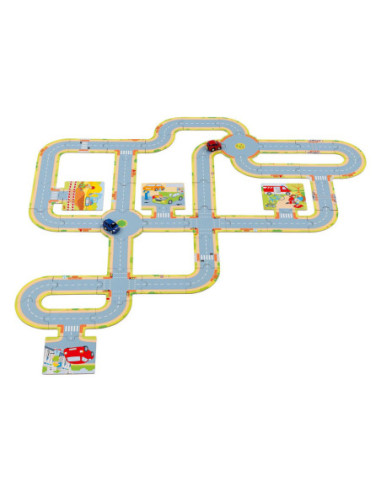 Goki Vloerpuzzel Wegen met 2...