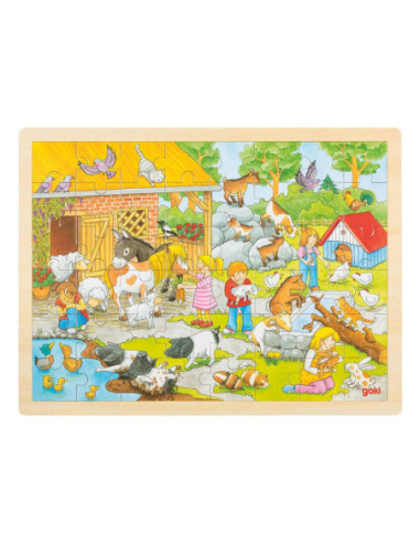 Goki Houten Legpuzzel Kinderboerderij...