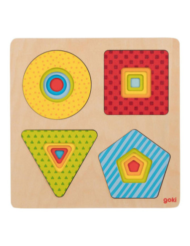Goki Houten Lagenpuzzel Geometrische...