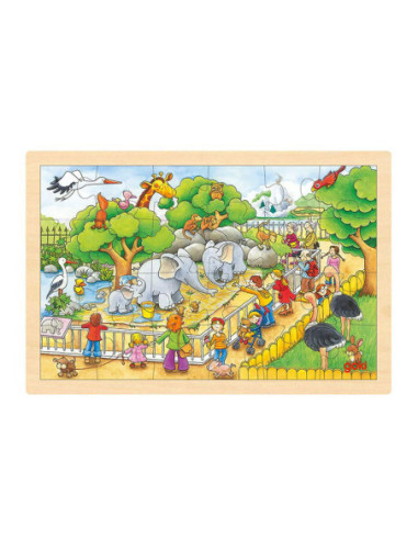 Goki Houten Legpuzzel Bezoek aan de...