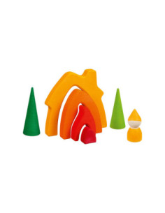 Goki Houten Dwergenhuisje...