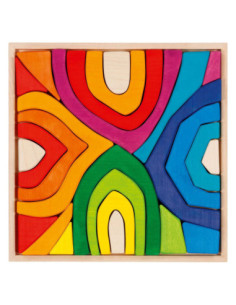 Goki Houten Bouwstenen Vier...