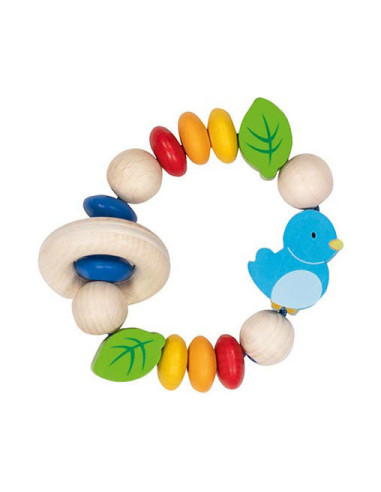 Goki Houten Grijpring Vogel