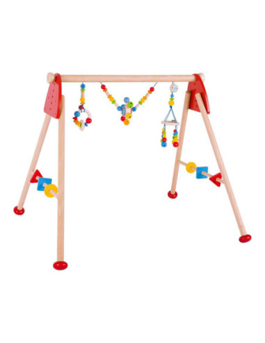 Goki Houten Babygym Regenboog