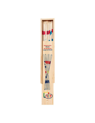 Houten Mikado Spel in Houten Opbergdoos