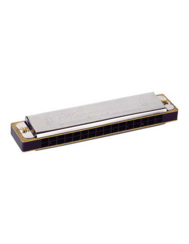 Metalen Mondharmonica in Doos