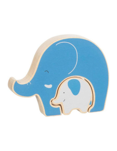 Goki Houten Puzzel Staand Olifant 2st.