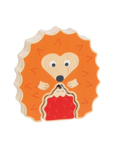 Goki Houten Puzzel Staand Egelt 2st.
