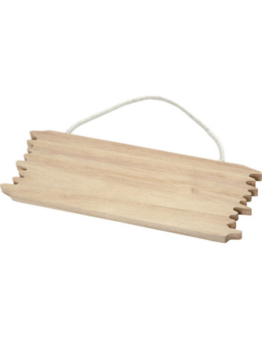 Schild Naambord Hout met Ophangkoord