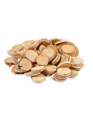 Houten Schijven met Gat 500 gram