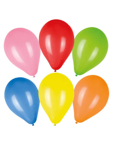 Gekleurde Ballonnen 50 Stuks