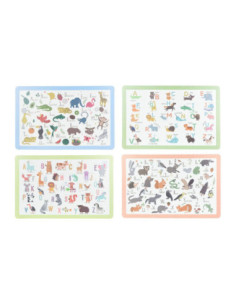 Placemat Dieren 12st.