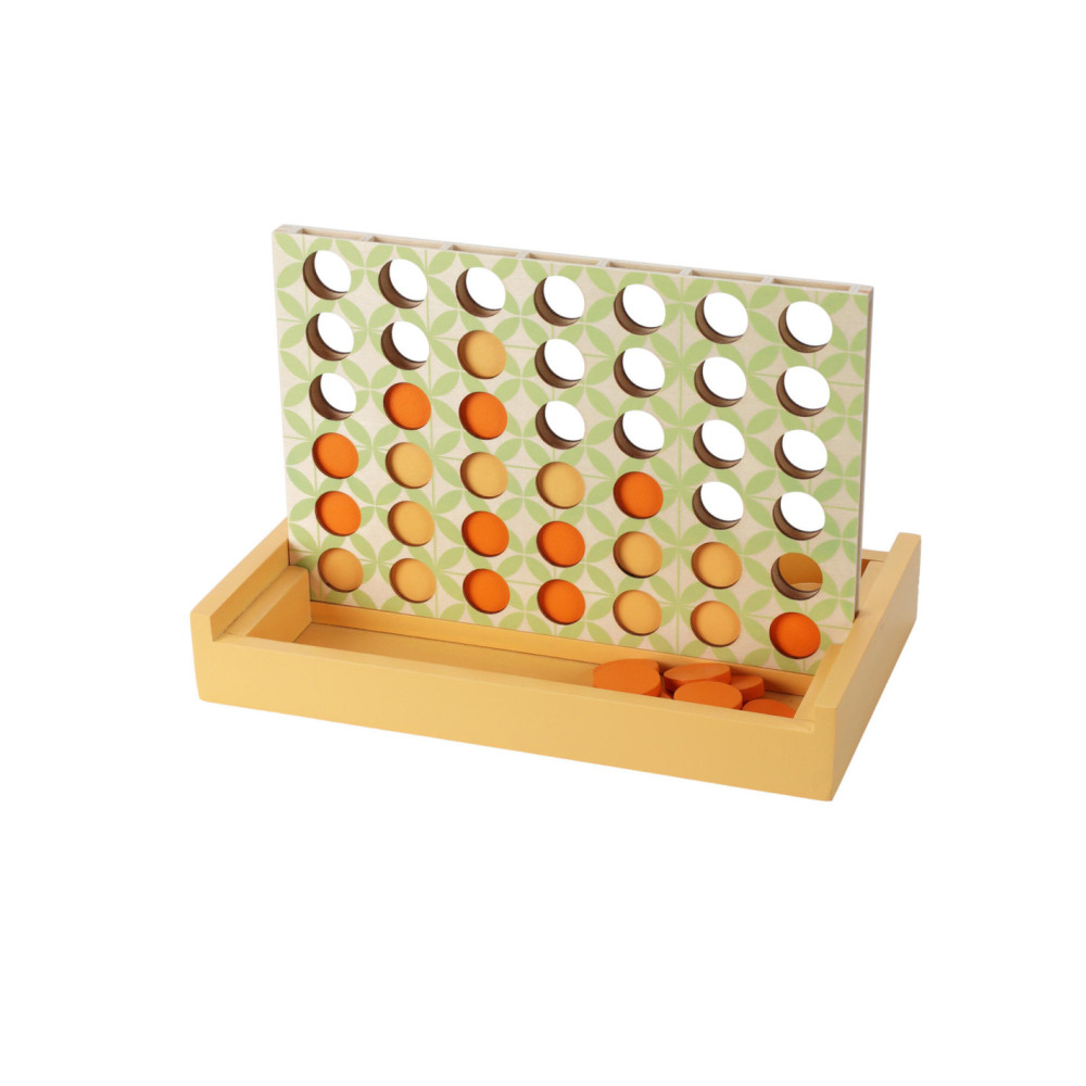 Houten Bordspel Vier Op een Lijn