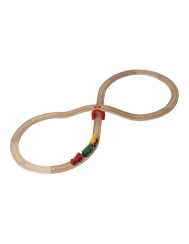 Houten Trein Set 20dlg.