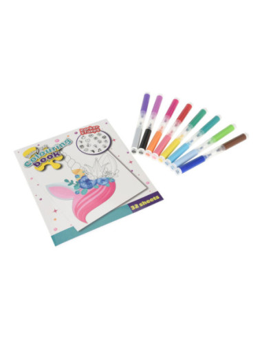 Kleurset met Kleurboek en 16 Stiften...