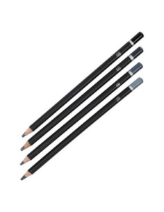 Potloden Houtskool 4st.