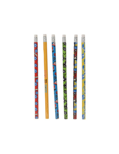 Grijze HB Potloden Sport 6st.