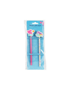 Potlood met Gum 2st.