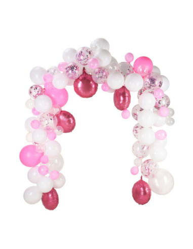 Bouw je Eigen Ballonnenboog Set Roze...