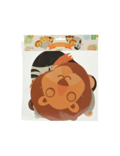 Masker Jungle Papier Set 8st.