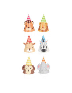 Feesthoedje Jungledieren...