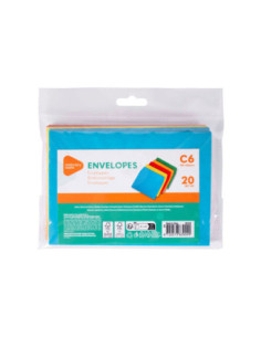 Gekleurde Enveloppen C6 20st.