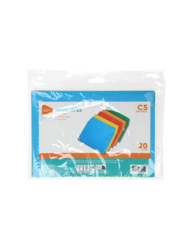 Gekleurde Enveloppen C5 20st.