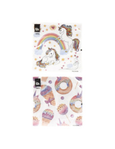 Servetten Fantasie 33x33cm...