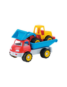 Wagen met Graafmachine