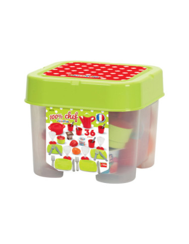 Ecoiffier 100% Chef Servies in...