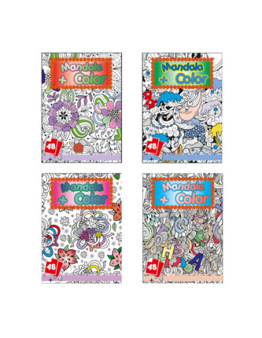 Mandala Kleurboek 48pag
