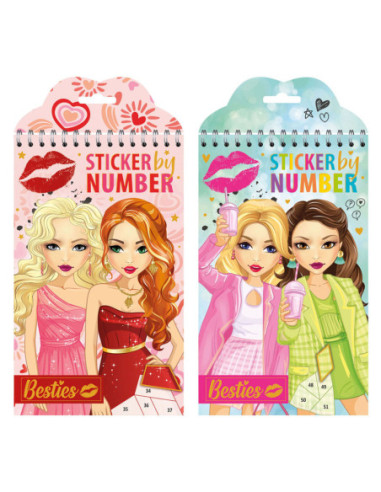 Besties Stickeren op Nummeren 18dlg.