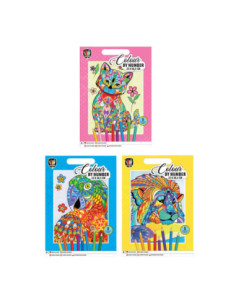 Kleuren op Nummer Dier met...