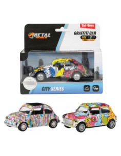 Metal Pull-back Graffiti Auto