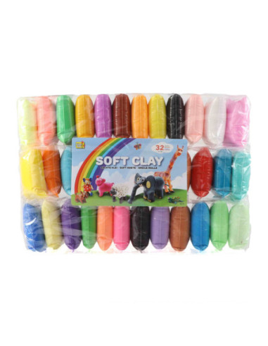 Klei Soft Clay 12 gram 36 Kleuren 