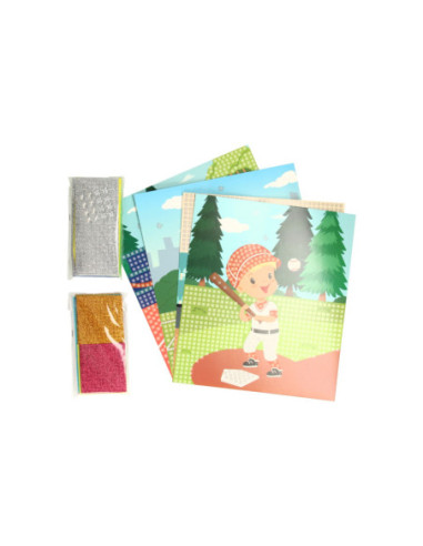 Mozaiek Glitter Knutselset Sport