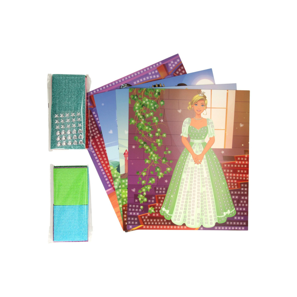 Mozaiek Glitter Knutselset Prinses