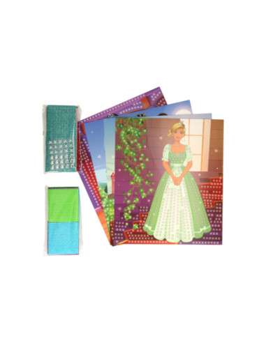 Mozaiek Glitter Knutselset Prinses