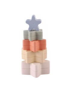 Stapelsterren Pastel 5st.