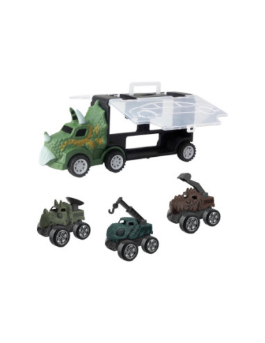 Dino Transporter met Monstertrucks