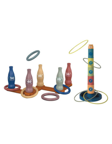 Ringwerpspel en Stapeltoren 2in1