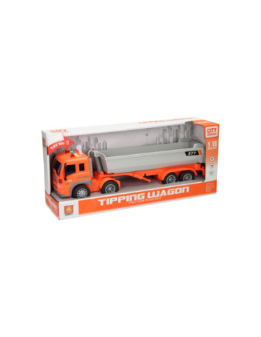 Truck met Afvalcontainer