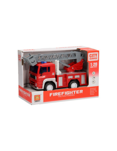 Brandweerwagen Licht & Geluid 1:20