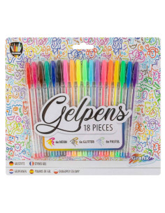 Gelpennen Neon Glitter...