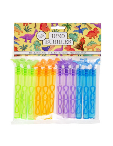 Bellenblaas Dinosaurus 12 Stuks - 6...