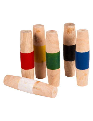 Outdoor Play Houten Paaltjes Voetbal