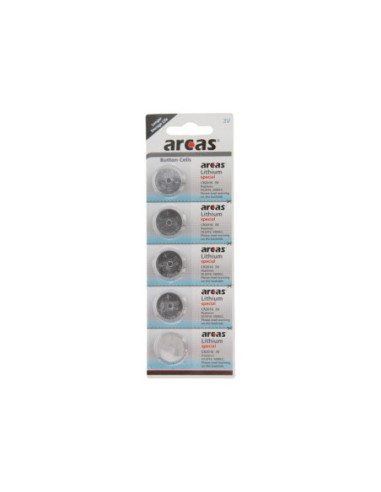 ARCAS Batterij Lithium CR2016 3V 5st.