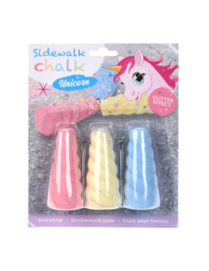 Stoepkrijt Glitter Eenhoorn...